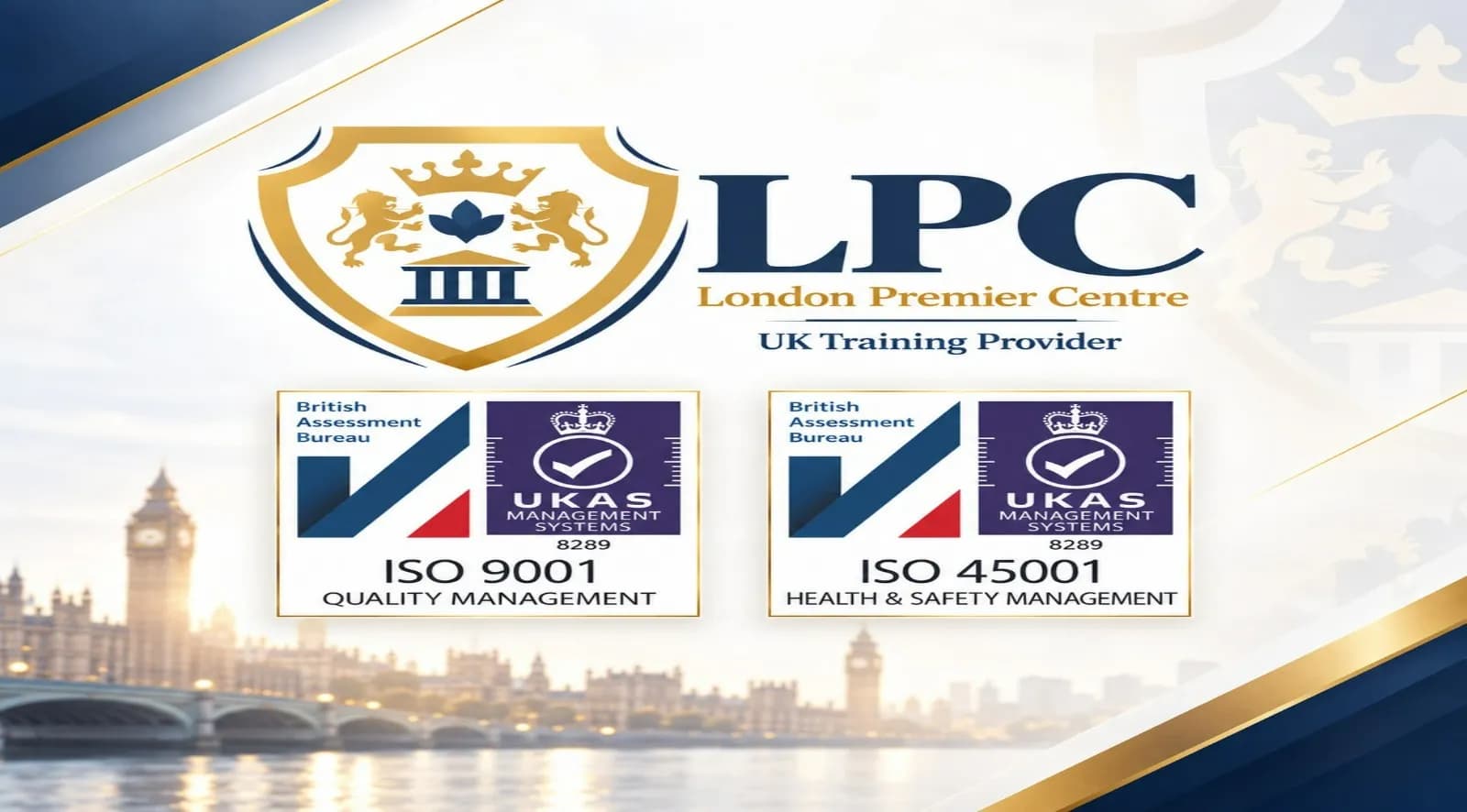 London Premier Centre Achieves ISO 45001 & ISO 9001 Certification